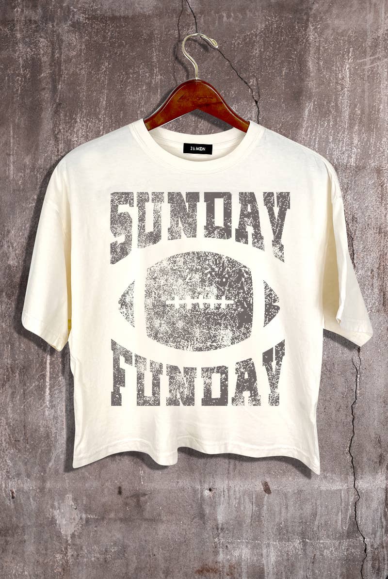 Sunday Funday Cropped Tee