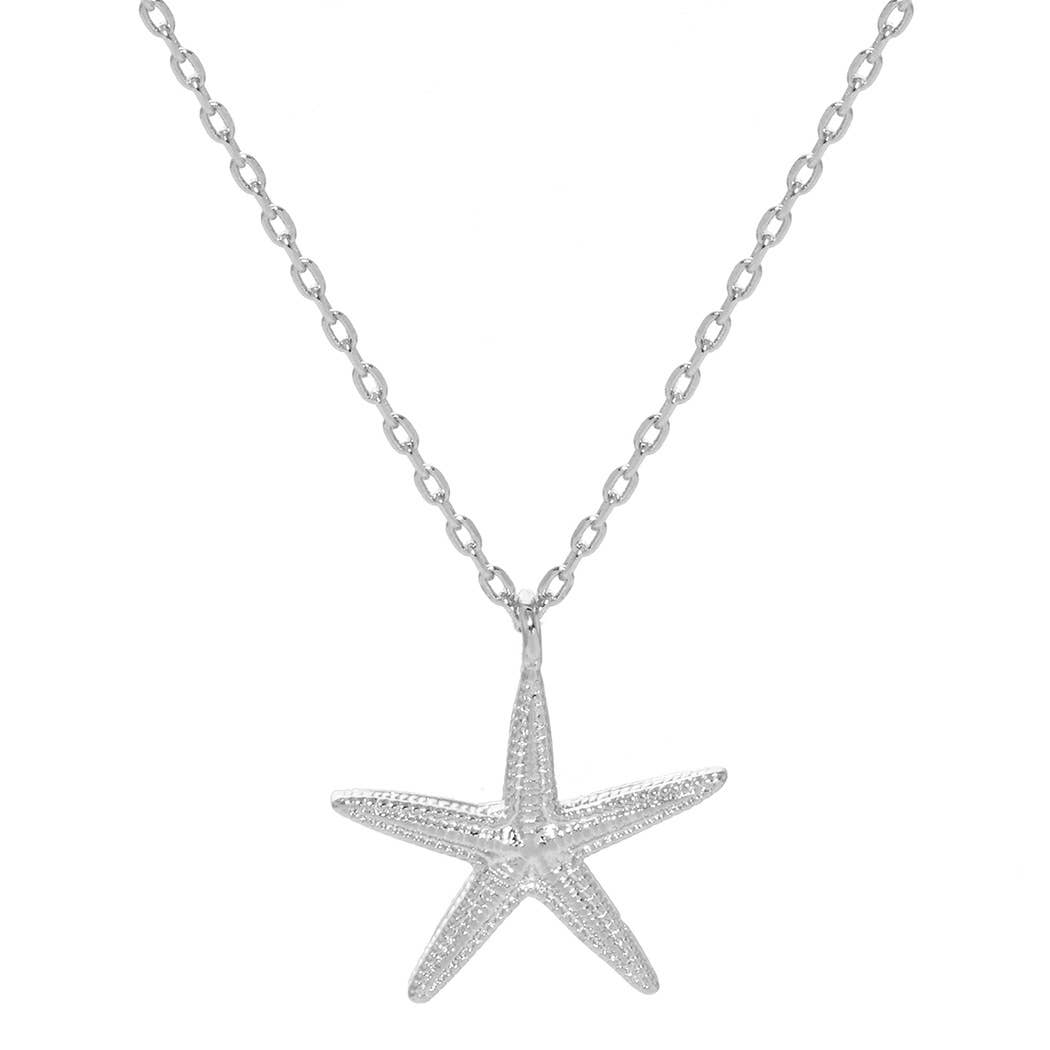 Gold-Dipped Starfish Necklace