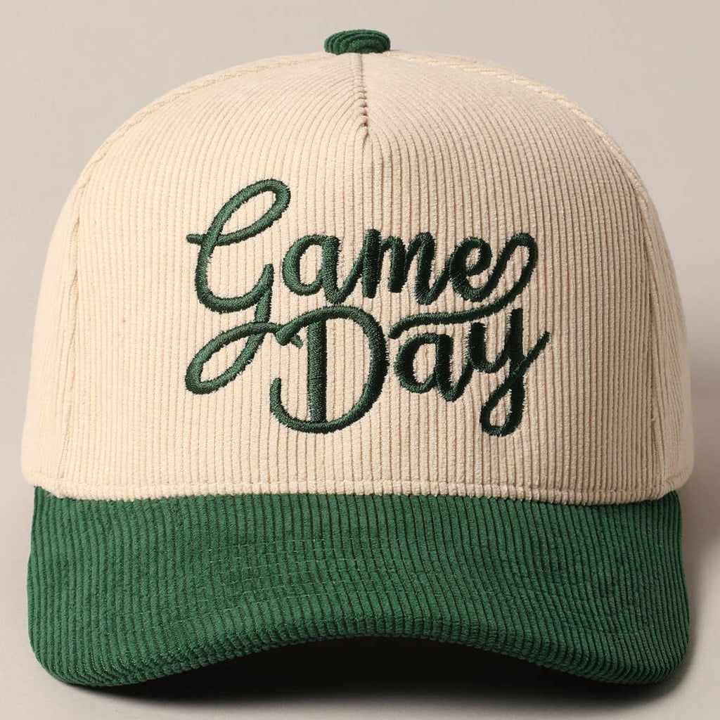 Game Day Corduroy Trucker Hat