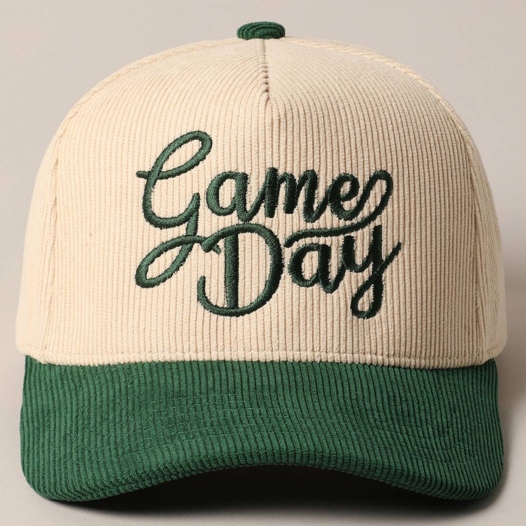 Game Day Corduroy Trucker Hat