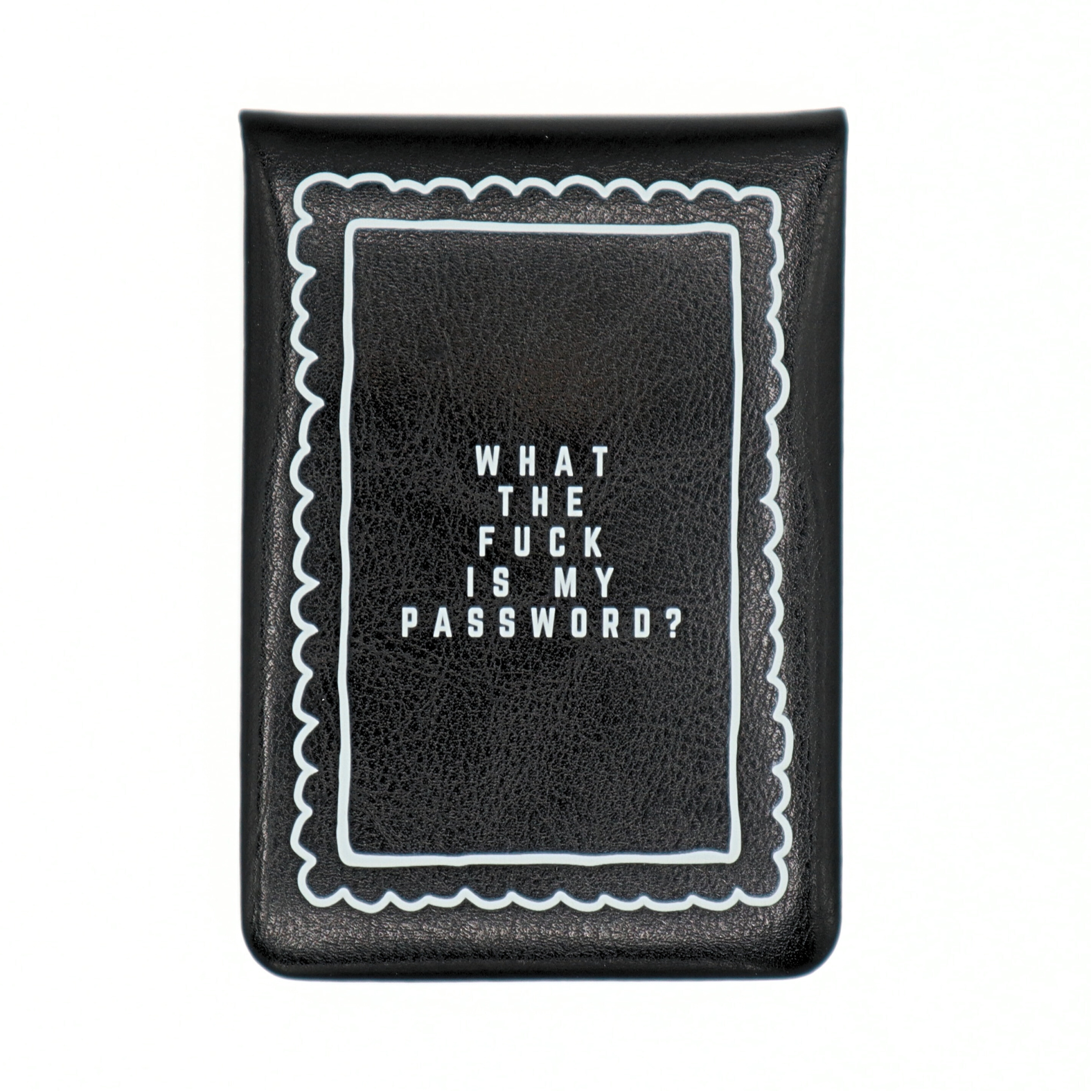 Leatherette Pocket Journal What The F*ck Is My Password