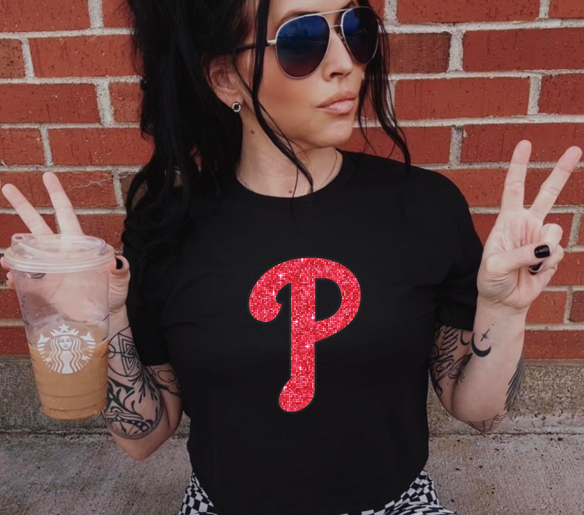 Phillies Glitter Tee