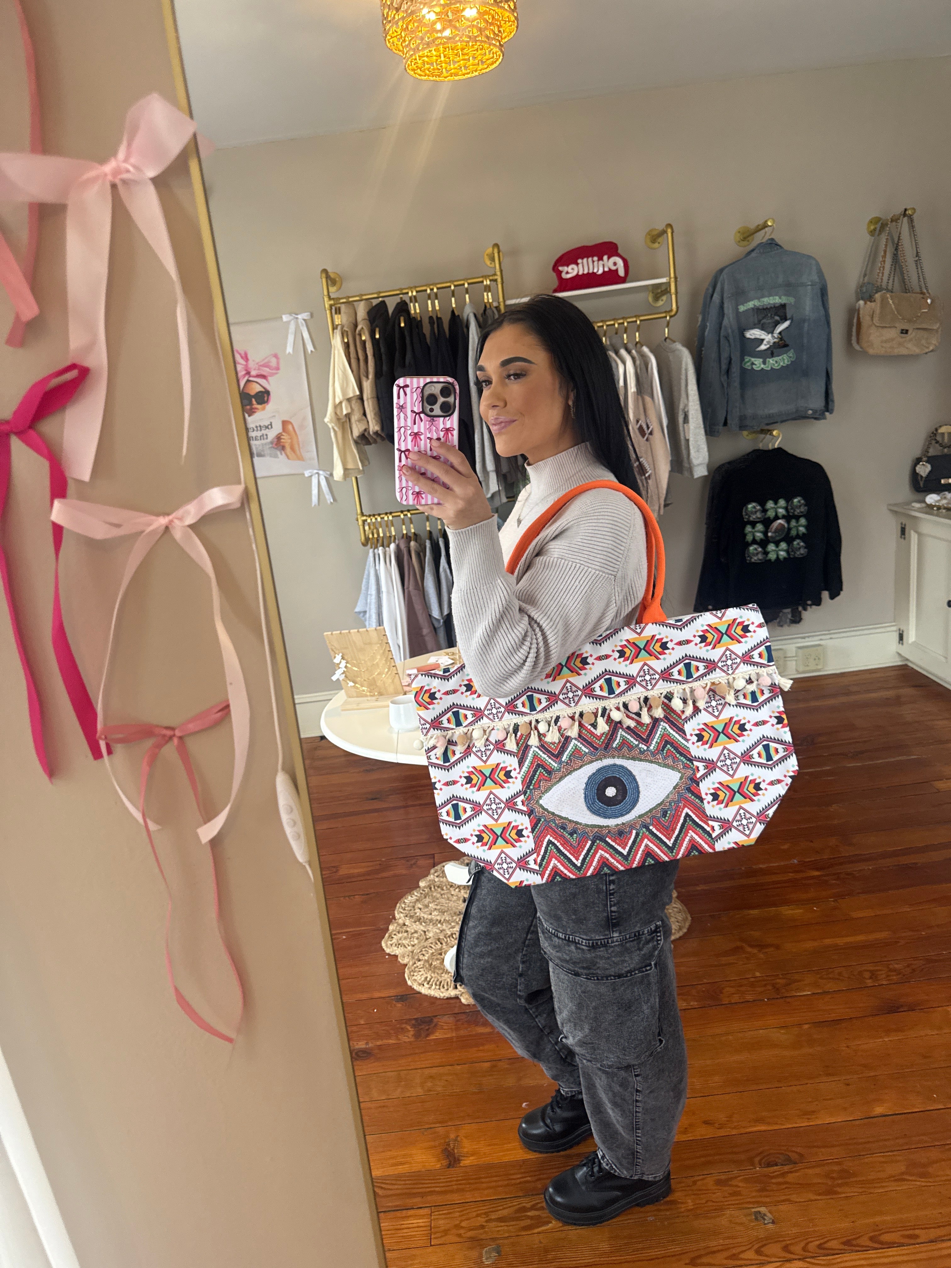 Evil Eye BohoSummer Tote Bag