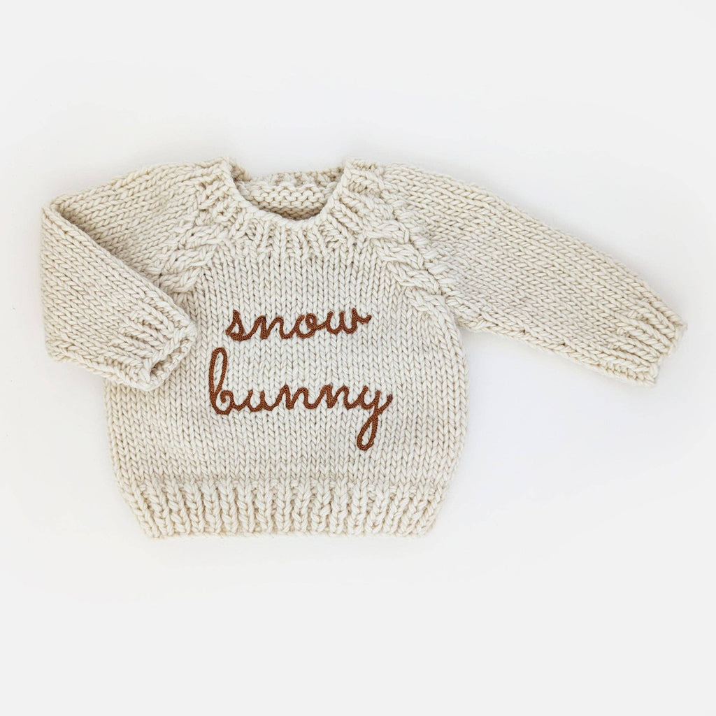Snow Bunny Crew Neck Sweater for Baby & Toddler