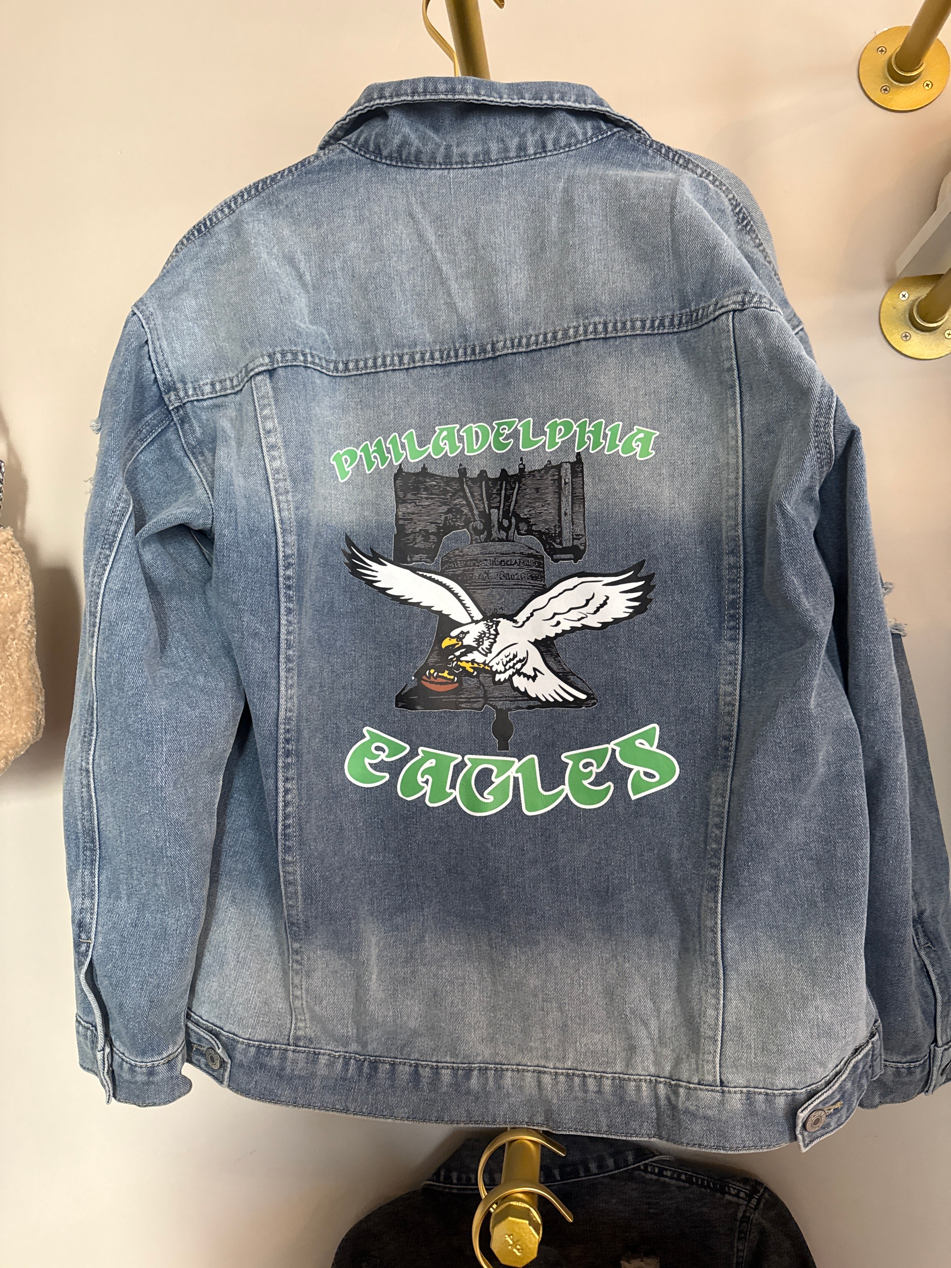 Eagles Retro Custom Jean Jacket