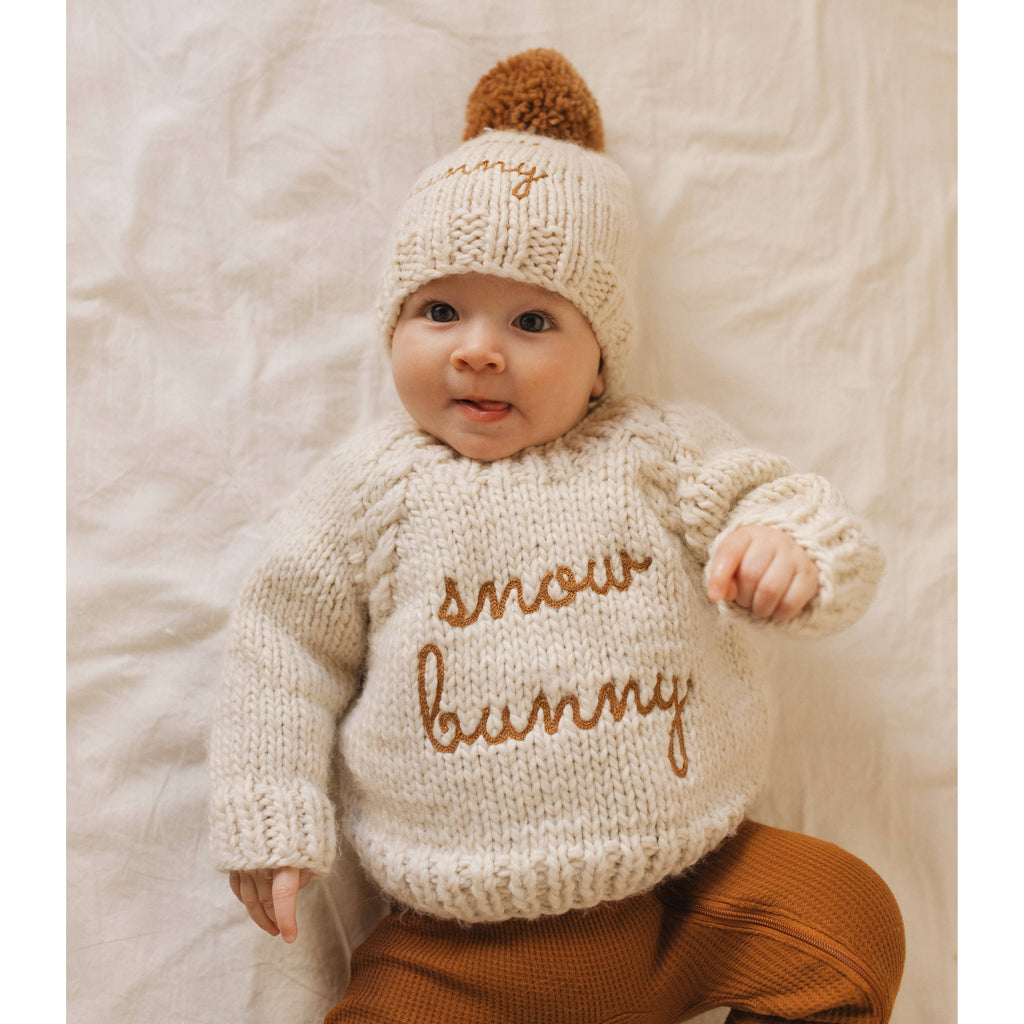 Snow Bunny Crew Neck Sweater for Baby & Toddler