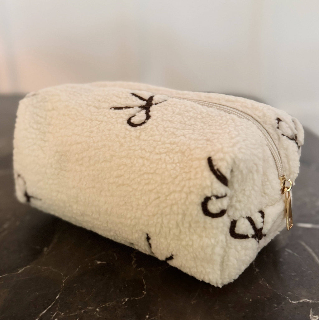 Bow Cosmetic Case – Makeup Pouch