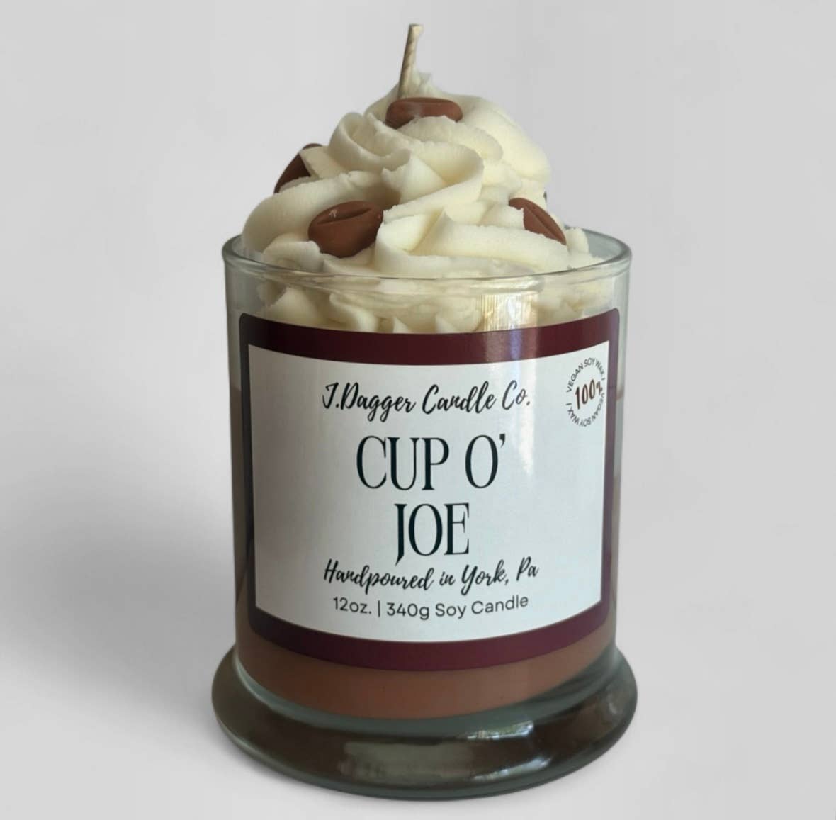 Cup O’ Joe Coffee Soy Dessert Candle , 12oz.