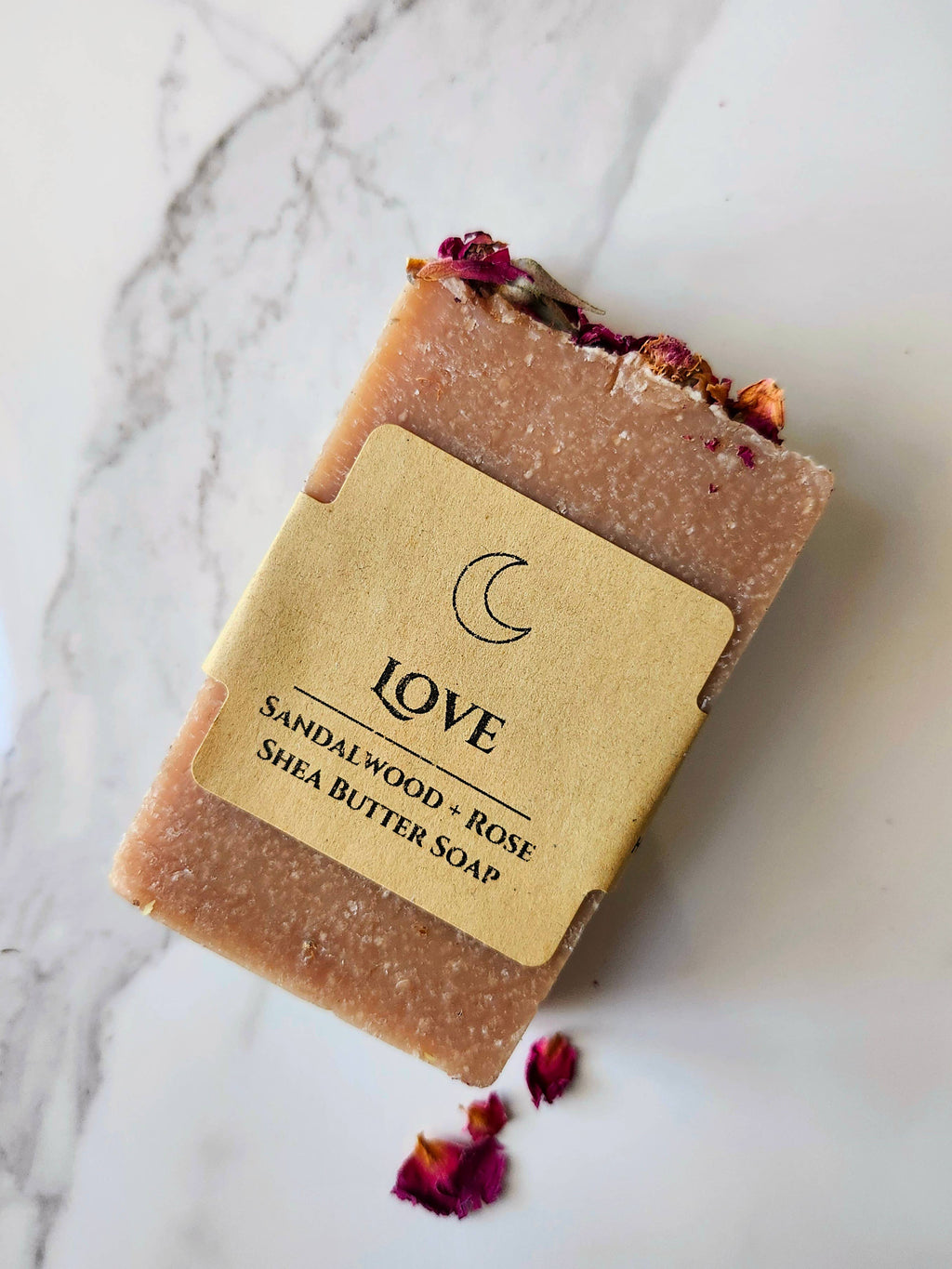 Sandalwood + Rose Organic Shea Butter Love Soap