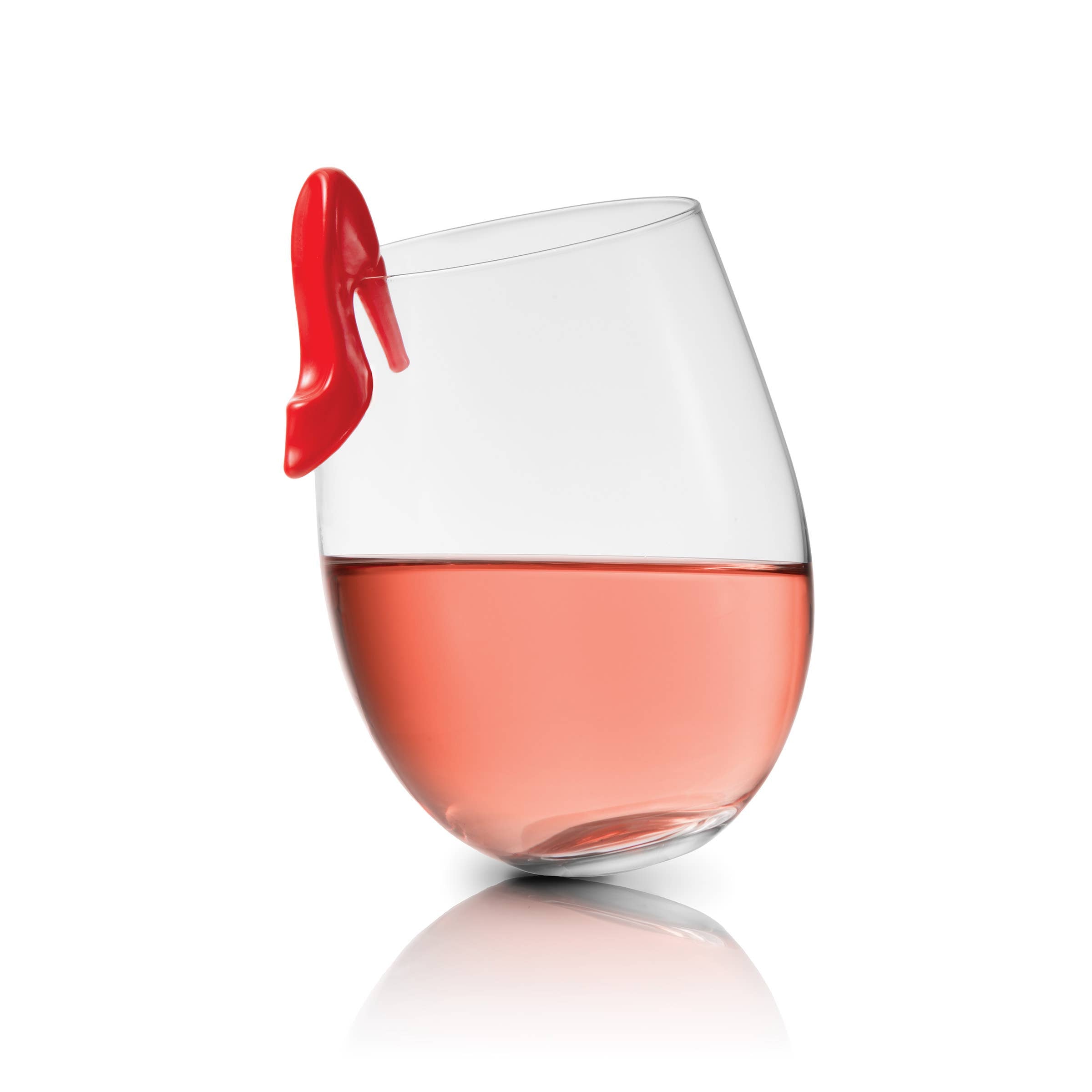 Runway Stemless Wine Glass - 1 pc - Red